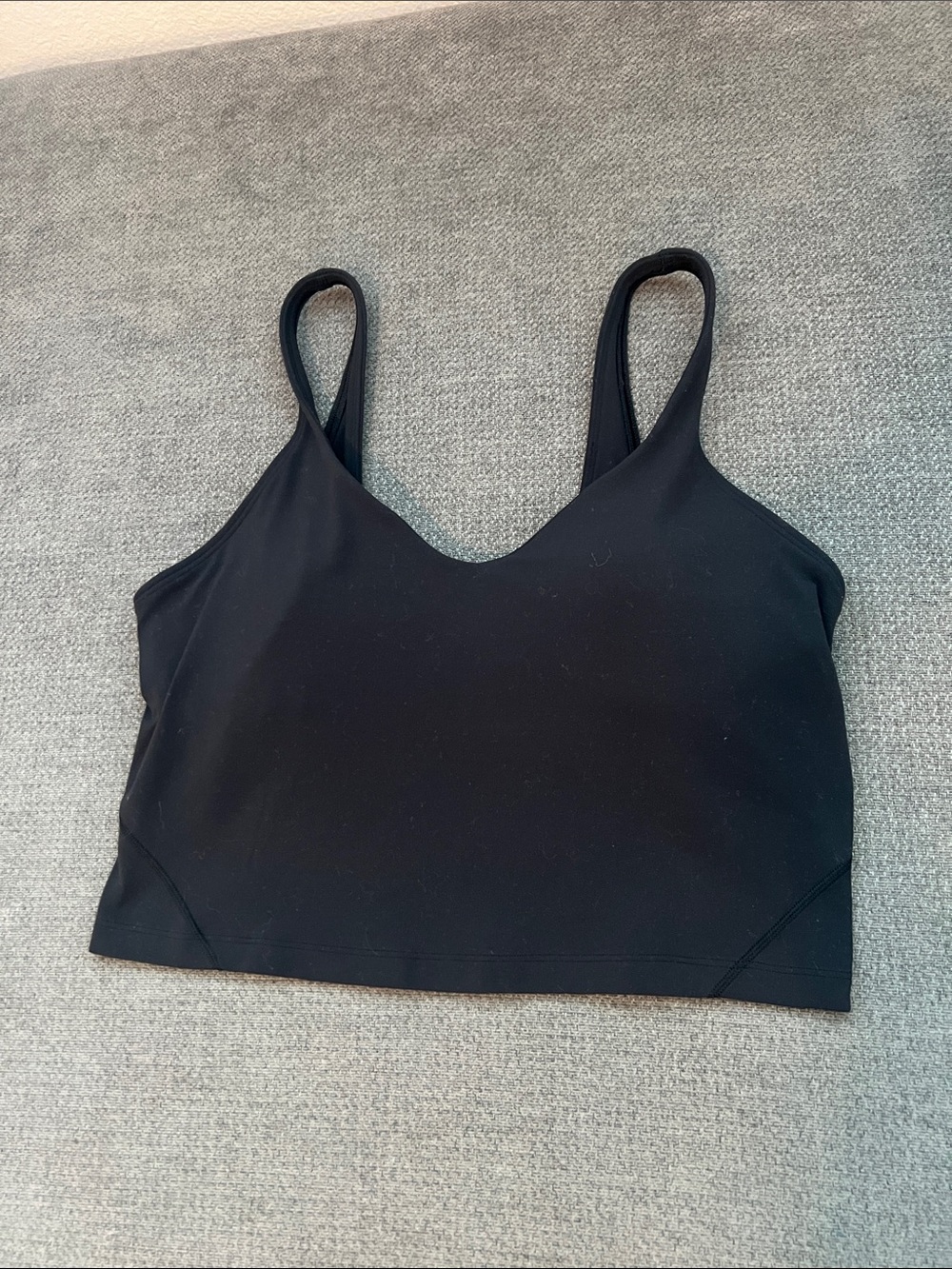 lululemon athletica Black V-Neck Seamless Bralette
